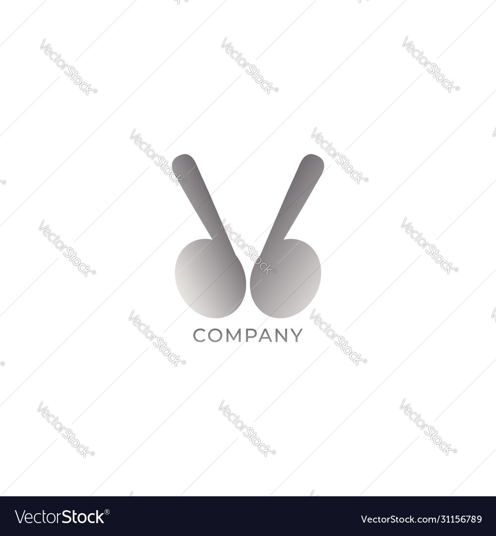 Lowercase letter db alphabet logo design template
