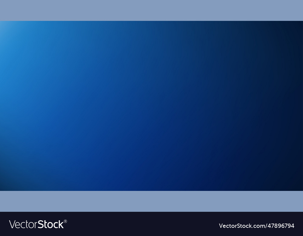 Blue gradient background simple deep sea abstract vector image Blue gradient background simple deep sea abstract