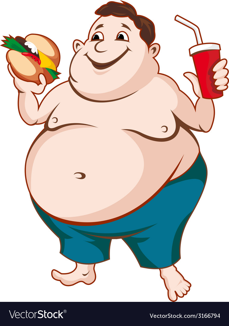 FAT Kids Nurie Com   Fat Man Vector 3166794 