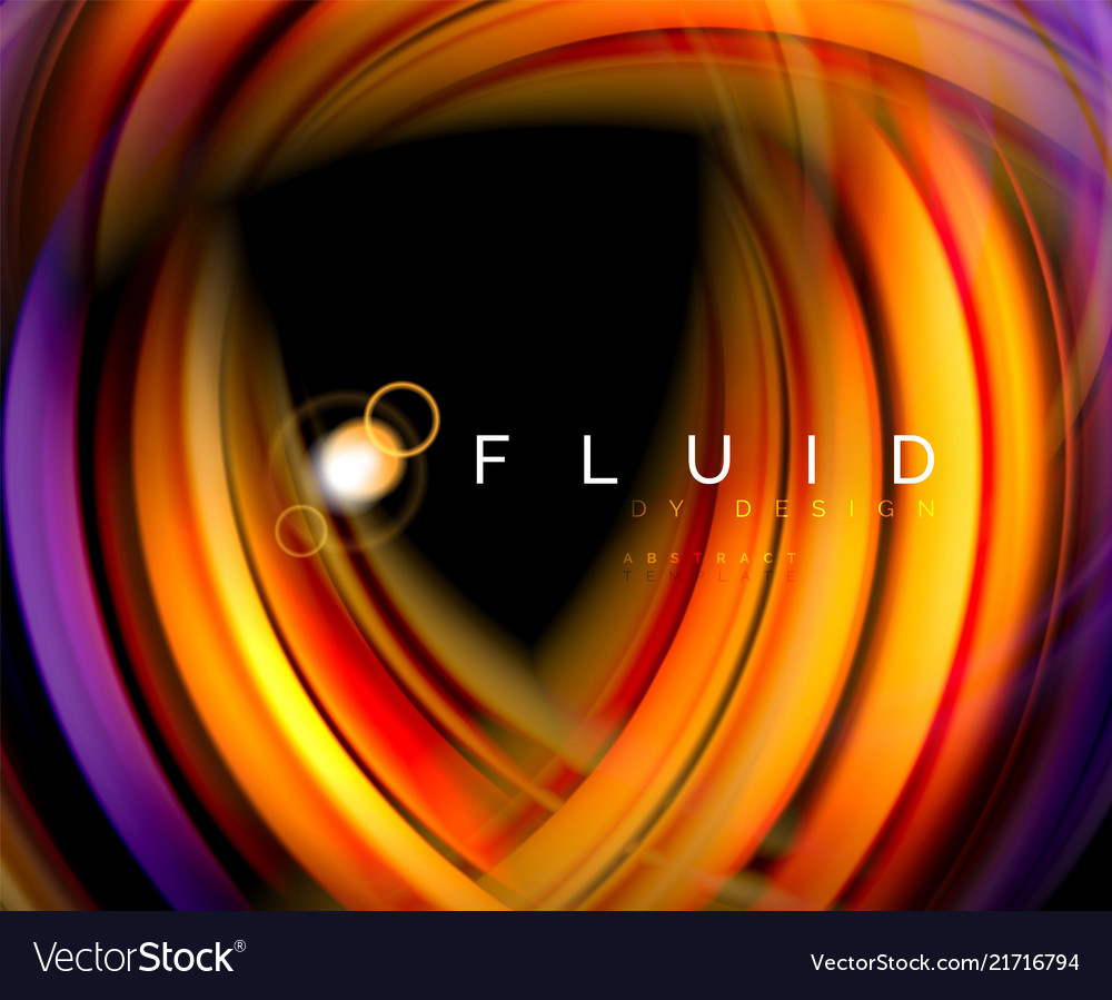 Fluid smooth wave abstract background flowing