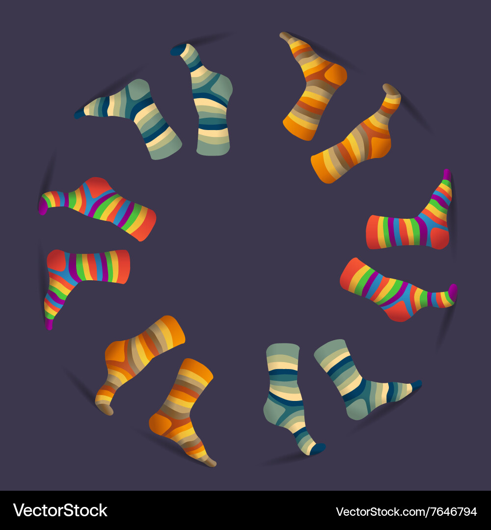 Socks Royalty Free Vector Image - VectorStock