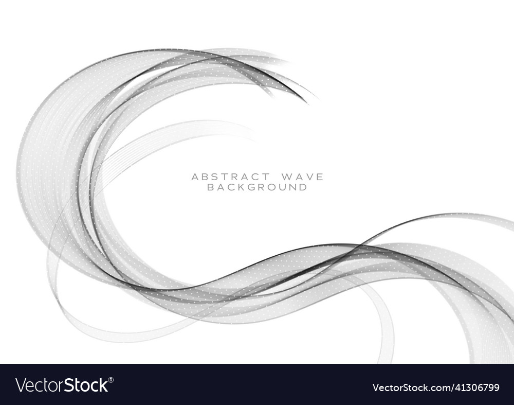 Abstract background flow of gray vector image Abstract background flow of gray