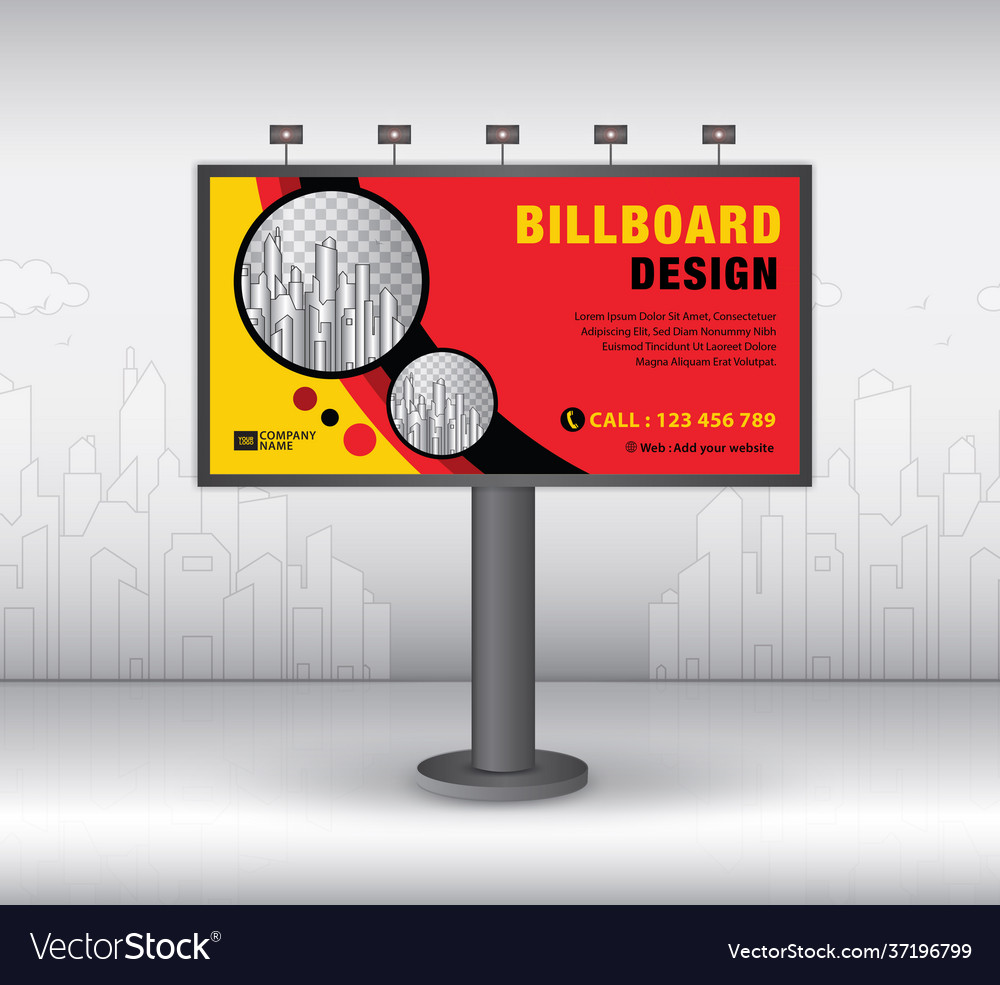 Billboard design template-banner