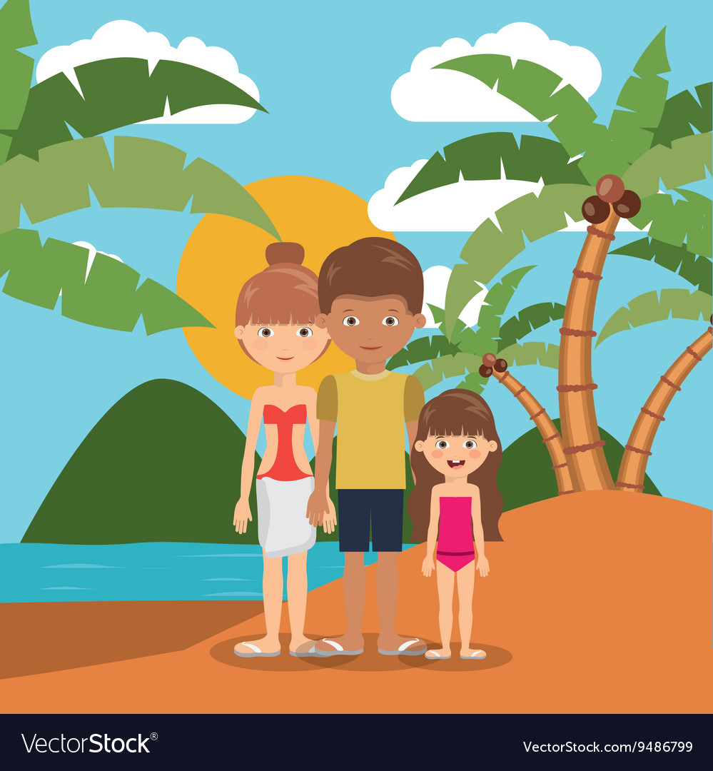 Family beach vacation design