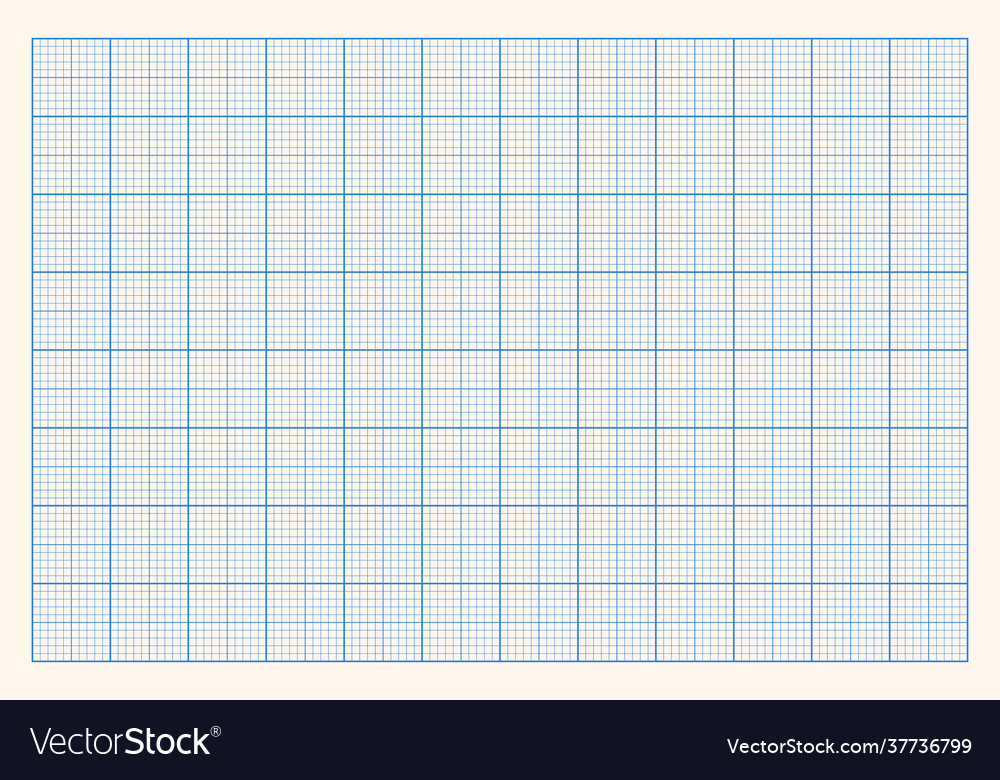 Millimeter graph paper grid abstract squared vector image Millimeter graph paper grid abstract squared