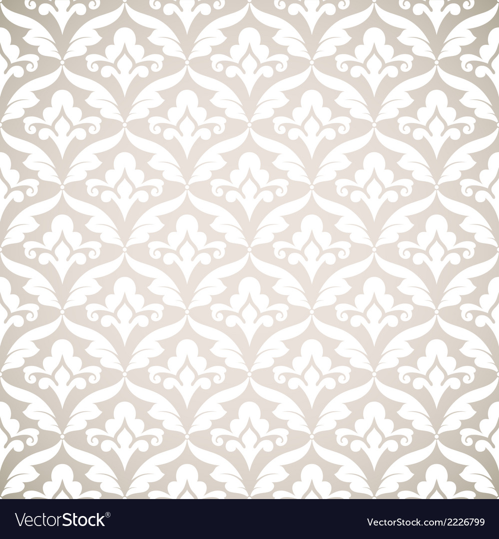 Seamless damask pattern Royalty Free Vector Image