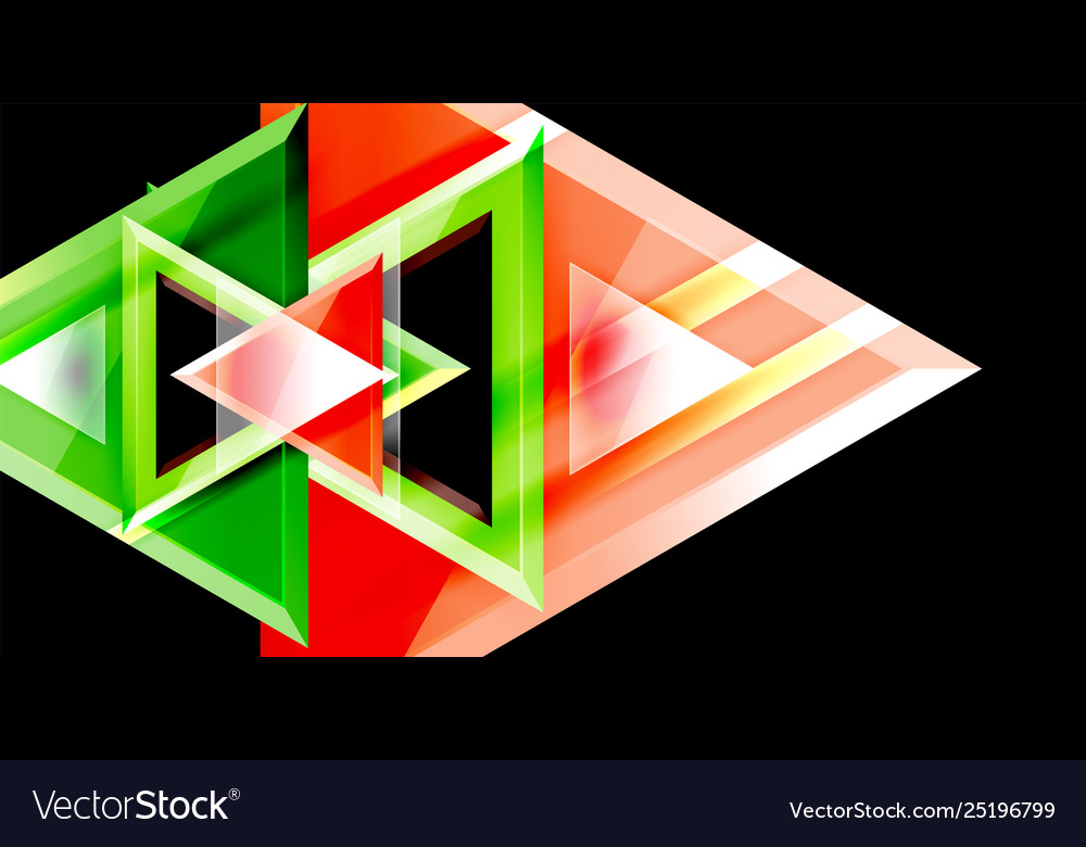 Triangle abstract background