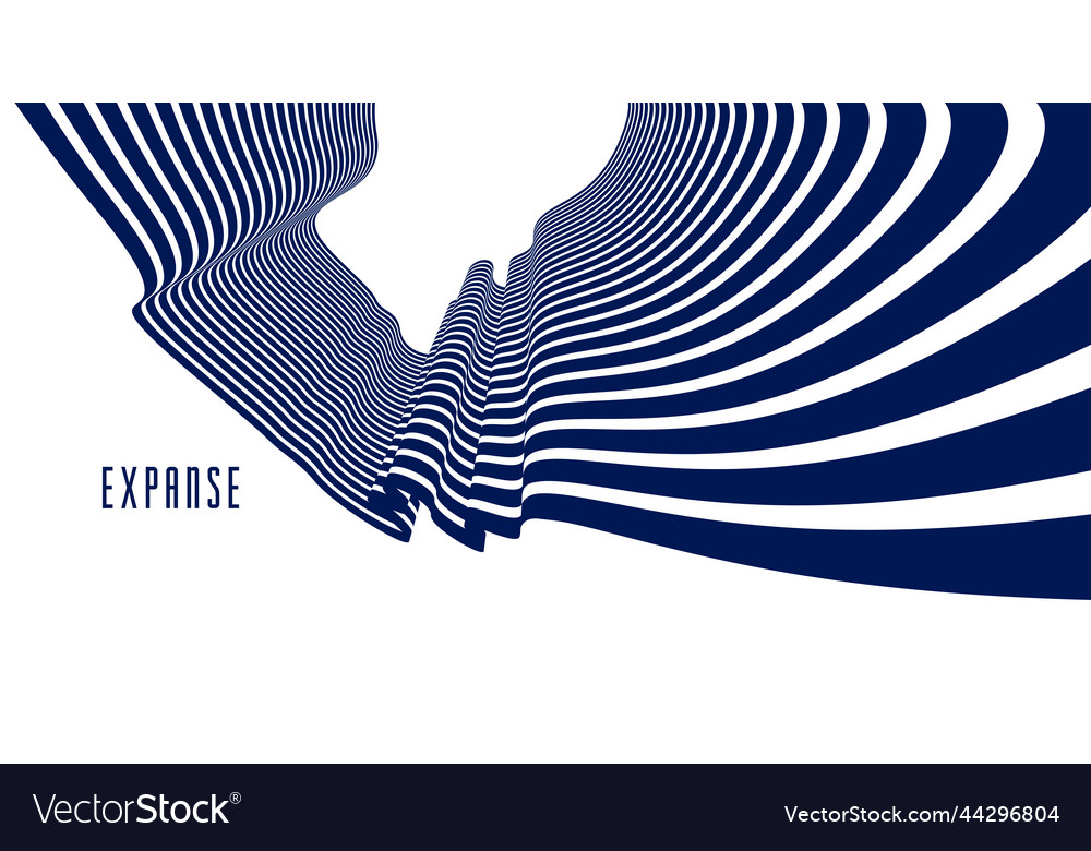 3d abstract lines in perspective background vector image 3d abstract lines in perspective background