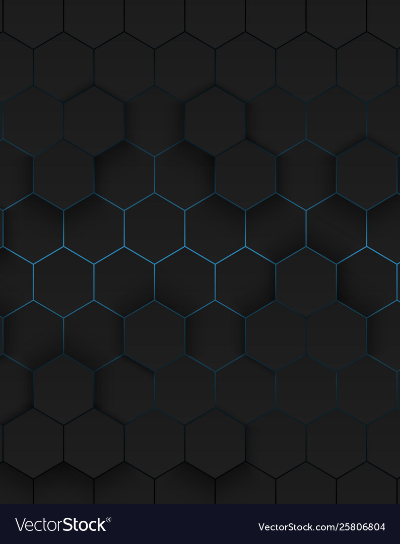 Abstract hexagonal background