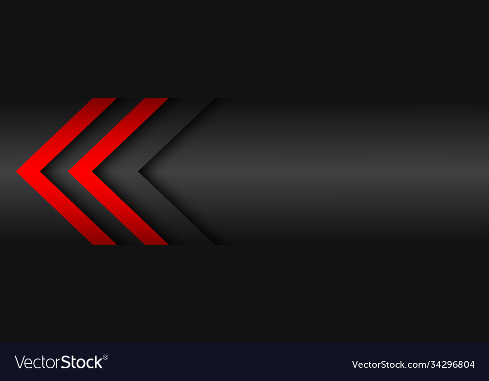Black and red overlayed arrows abstract header vector image Black and red overlayed arrows abstract header