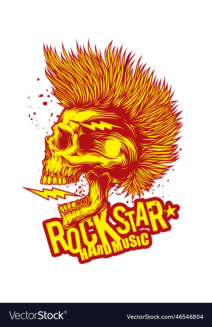 Punk rock Royalty Free Vector Image - VectorStock