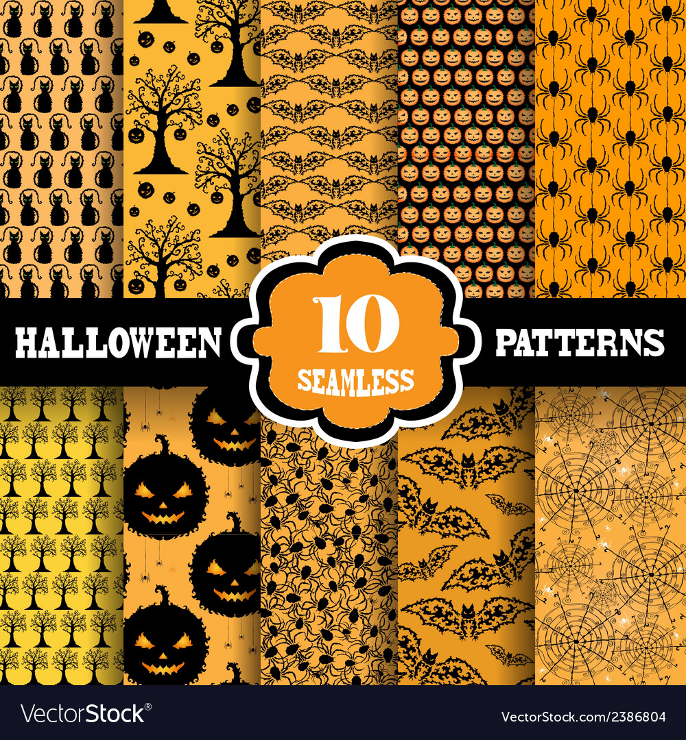 Seamless patterns set