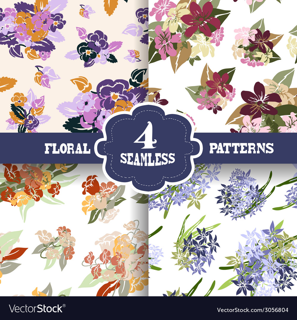 Seamless patterns set