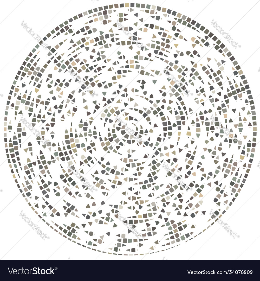Abstract circular radial design element geometric