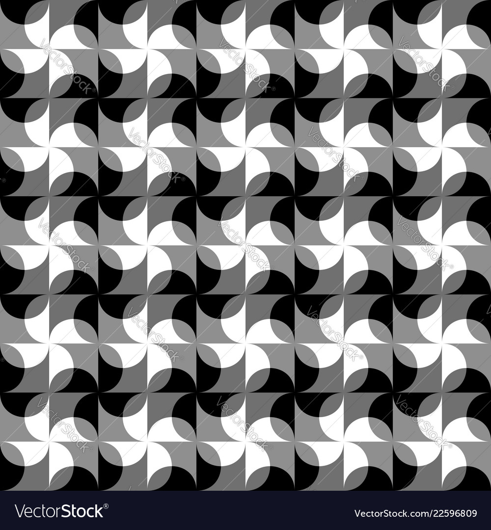 Abstract monochrome pattern with circular shapes