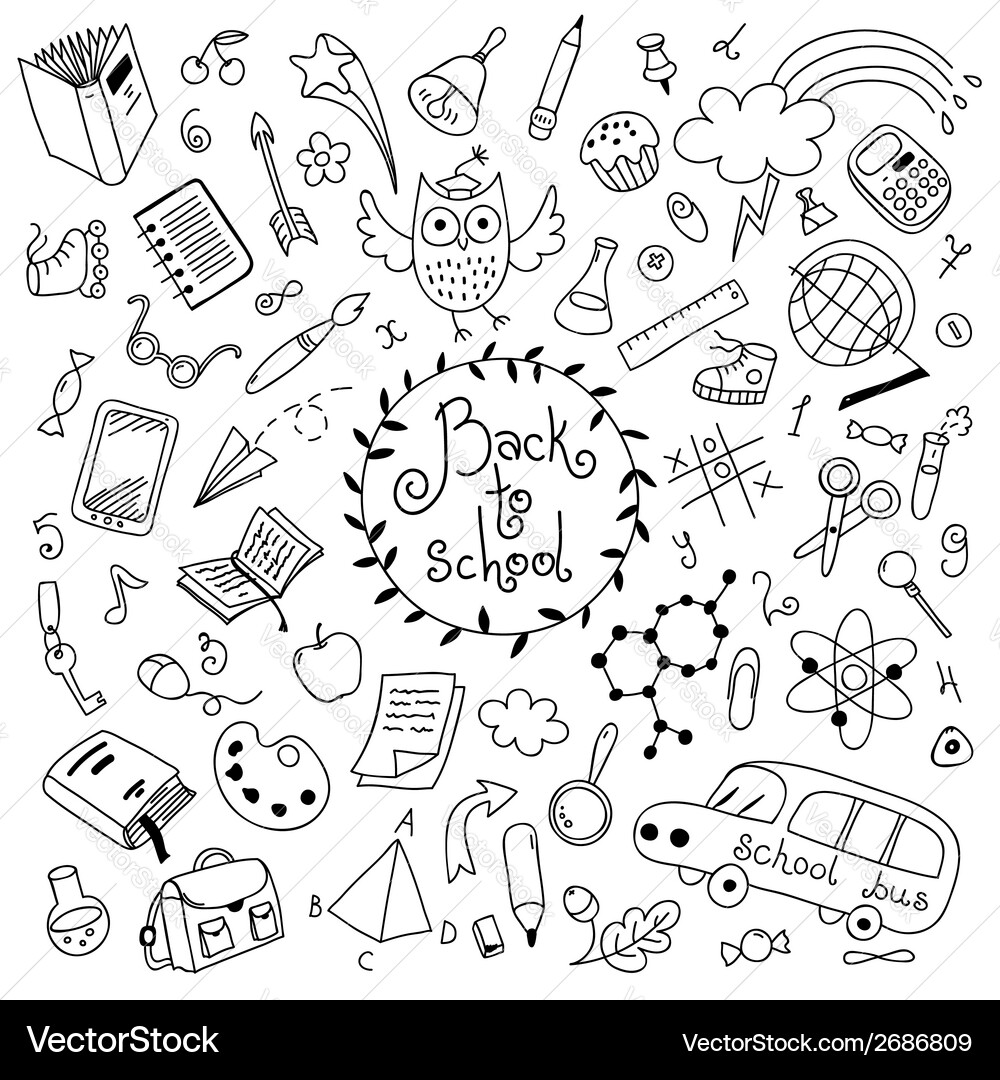 Back to school Royalty Free Vector Image - VectorStock