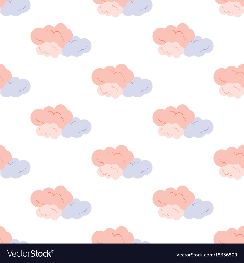 Clouds seamless pattern
