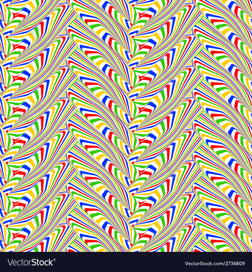 Design seamless colorful zigzag geometric pattern