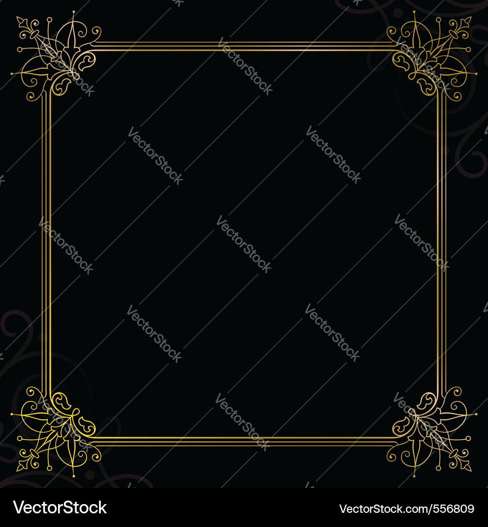 Elegant frame Royalty Free Vector Image - VectorStock