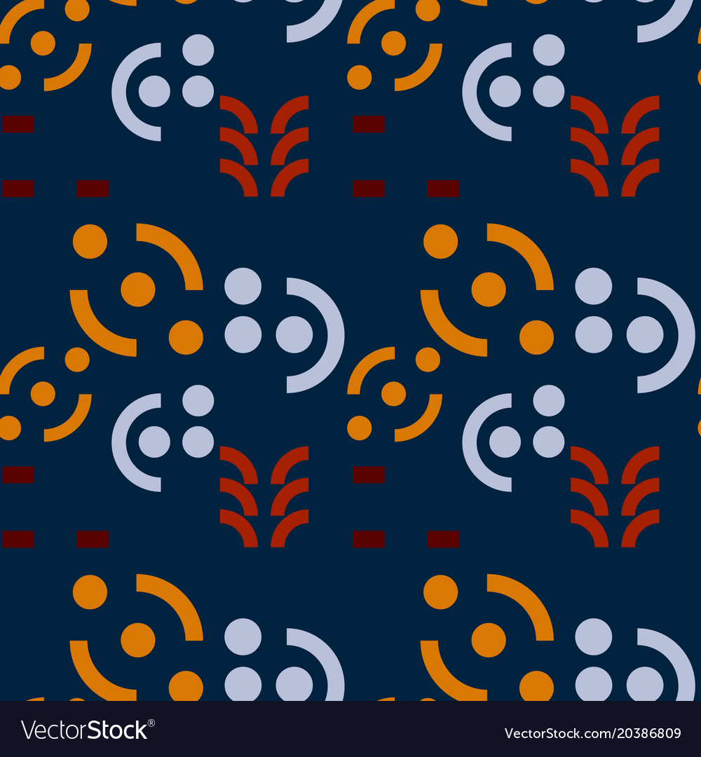 Graphic message seamless pattern