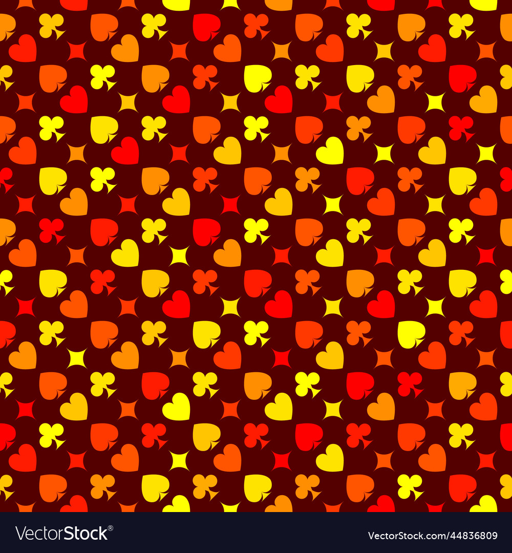 Playing Card Flame Pattern