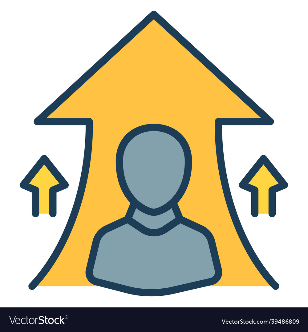 Self development with improve ability skill Vector Image Self development with improve ability skill
