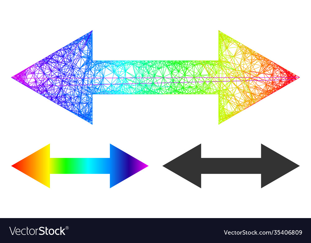 Spectrum hatched gradient horizontal flip icon