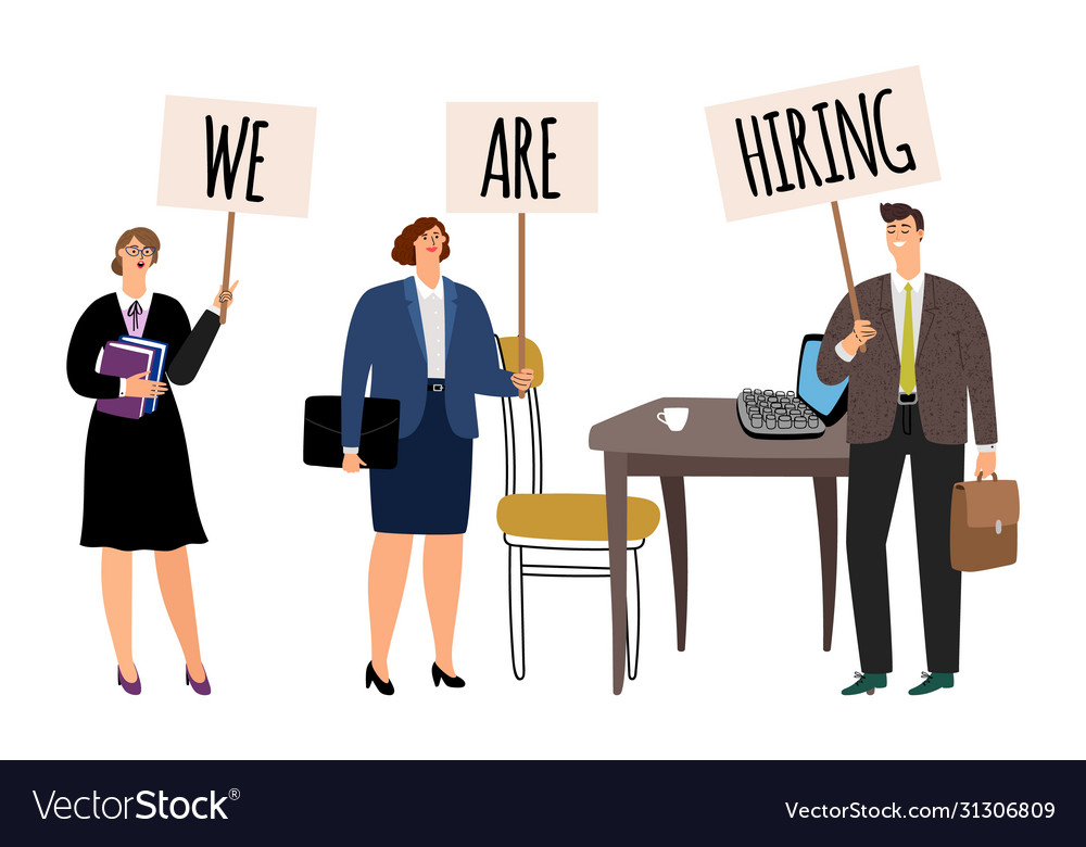 We are hiring concept