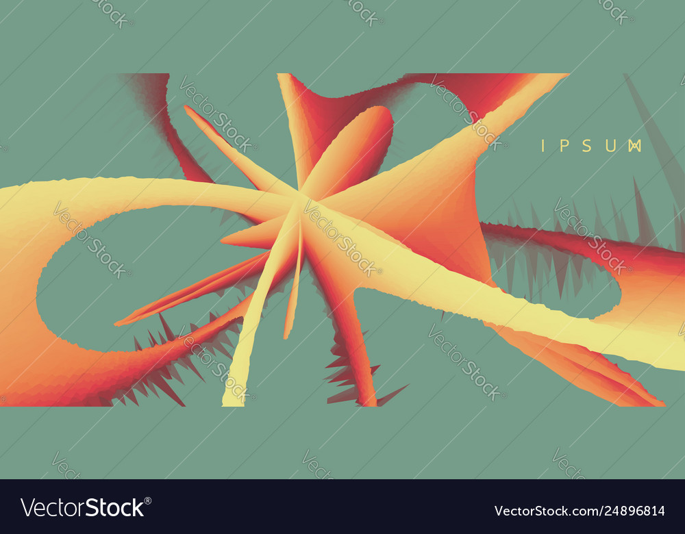 Abstract background with prickly thorns