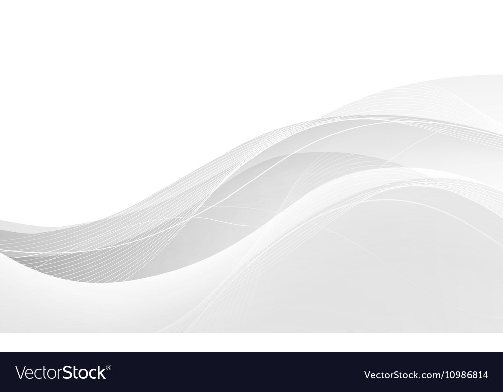 Abstract white waves - data stream concept