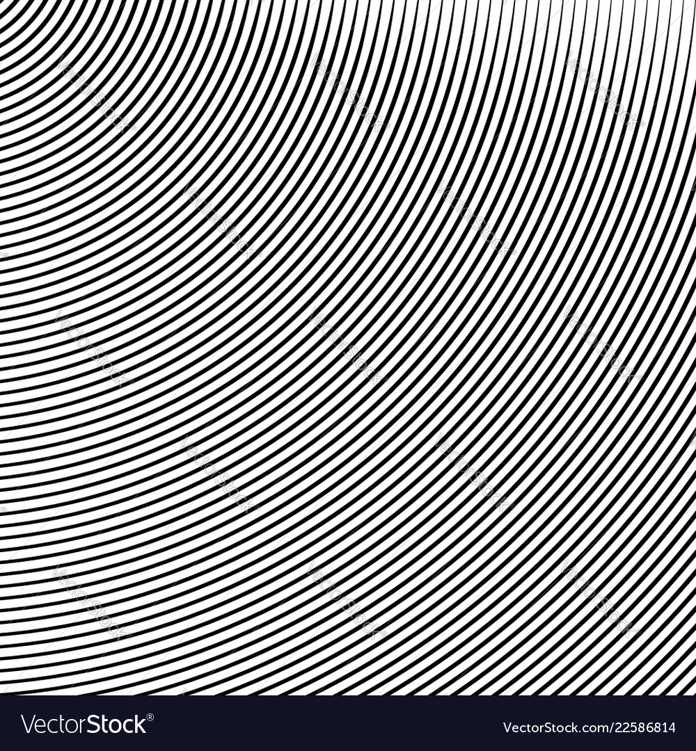 Circle pattern with dynamic irregular lines vector image Circle pattern with dynamic irregular lines