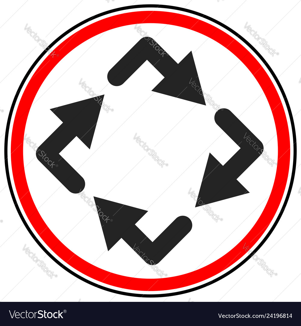 Circular arrows icon rotating clockwise vector image Circular arrows icon rotating clockwise