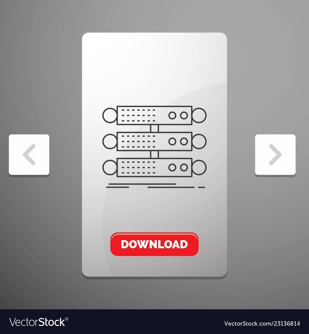 Serverstruktur Rack Datenbank Datenzeile Symbol Vector Image Serverstruktur Rack Datenbank Datenzeile Symbol
