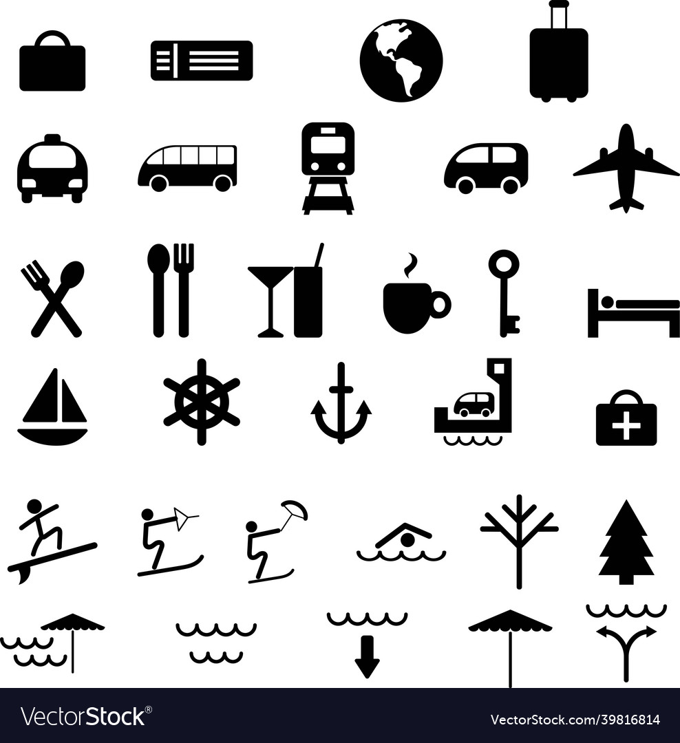 travel-icon-set-symbols-of-tourism-royalty-free-vector-image