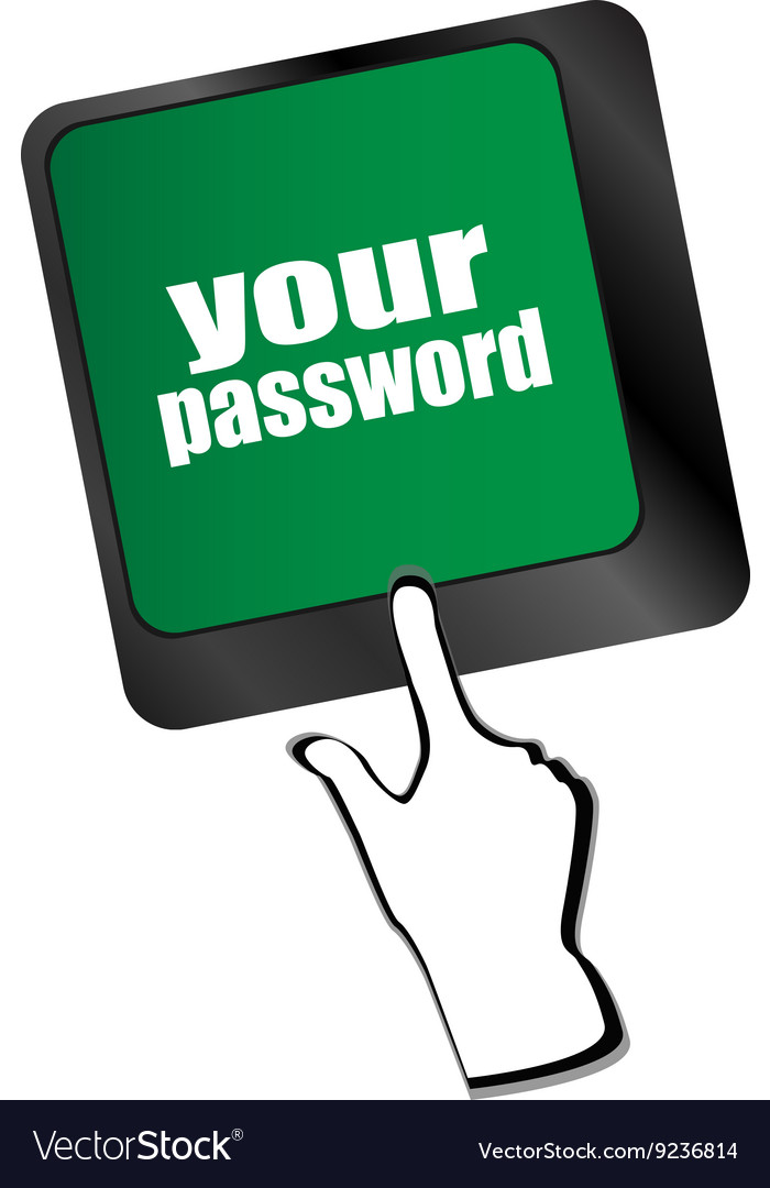 Your password button on keyboard - security