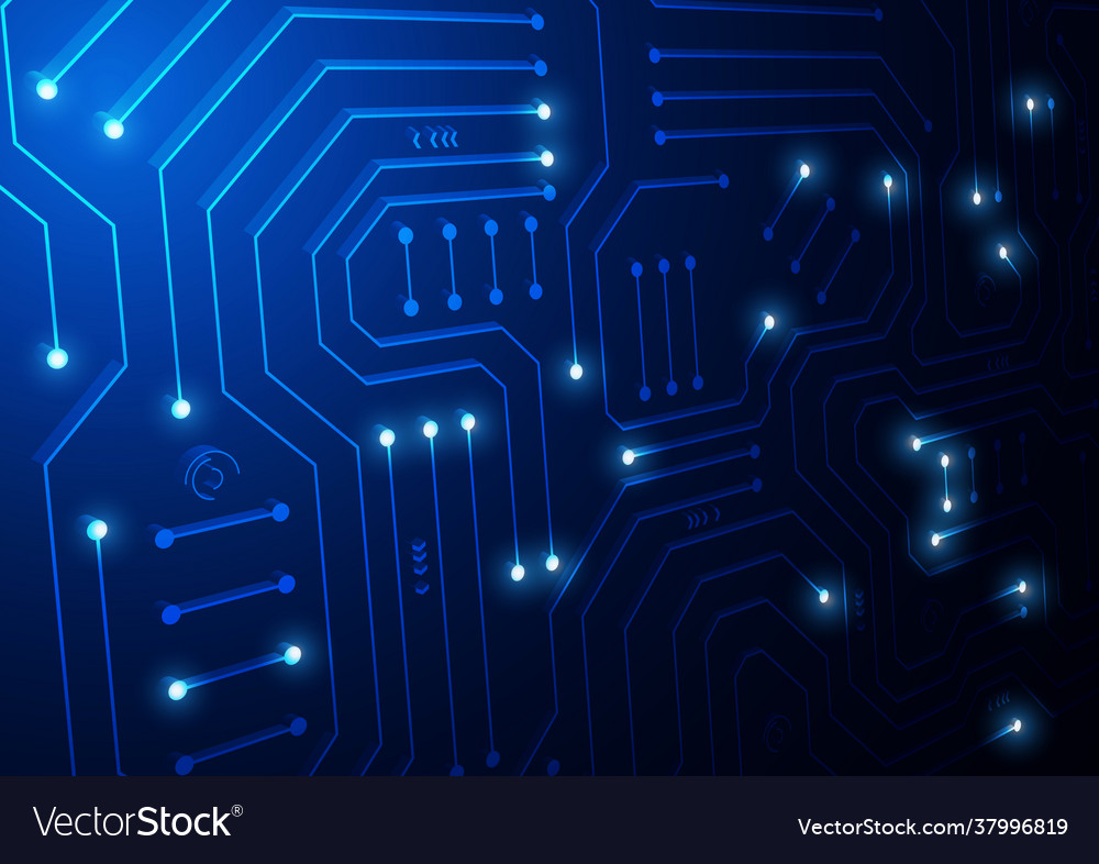 Circuit technology background with hi-tech