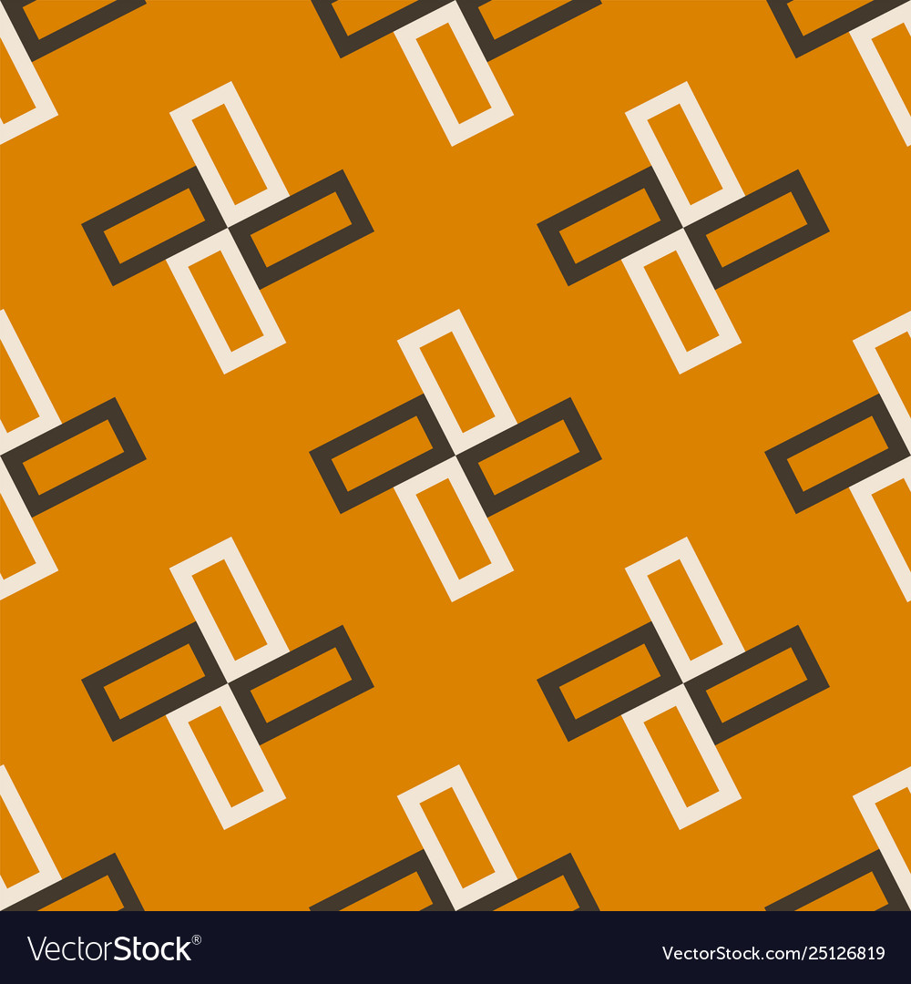 Geometric abstract pattern from repetitive shapes