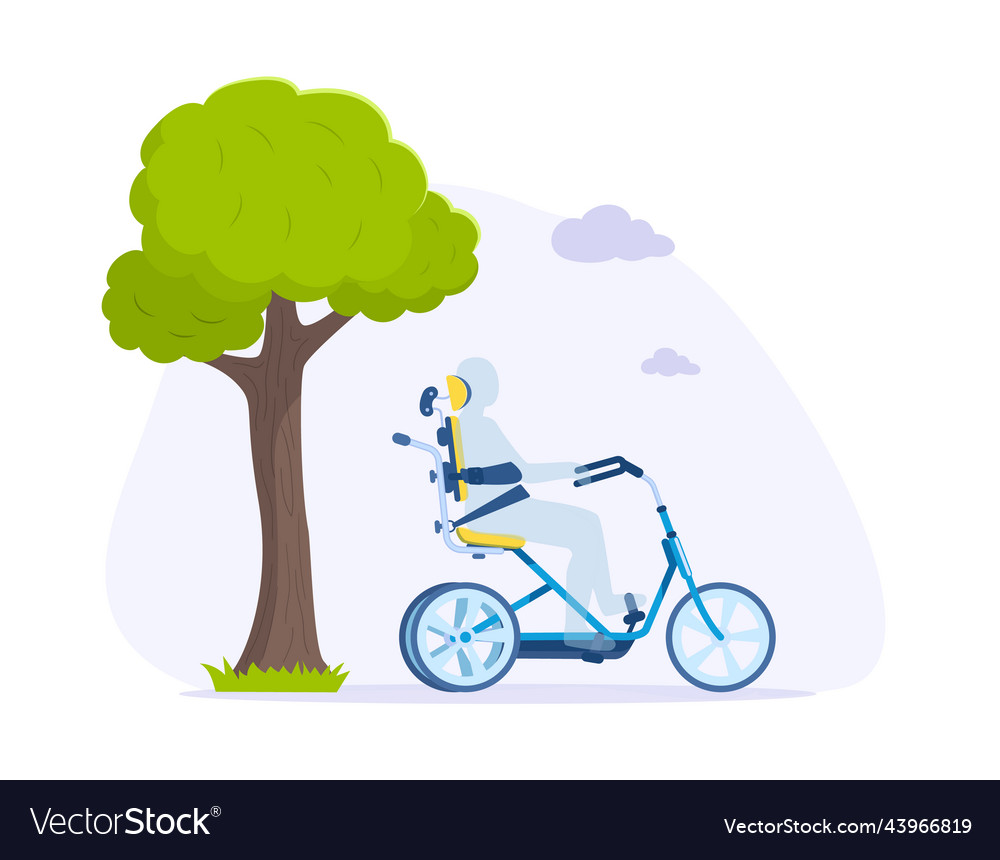 Silhouette of man driving modern motorbike side