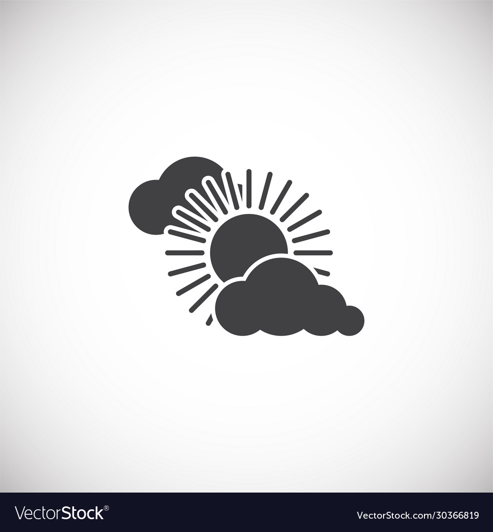 Sun related icon on background for graphic and web