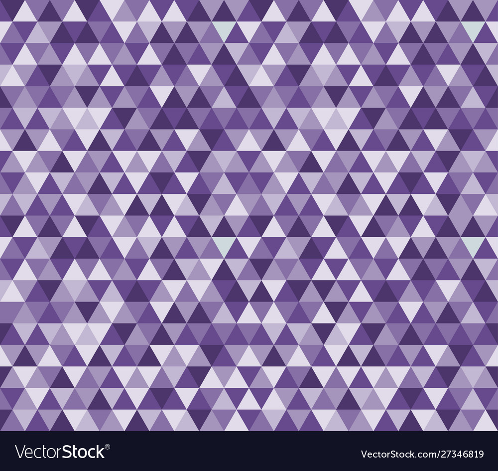 Ultra violet triangular seamless pattern vector image Ultra violet triangular seamless pattern