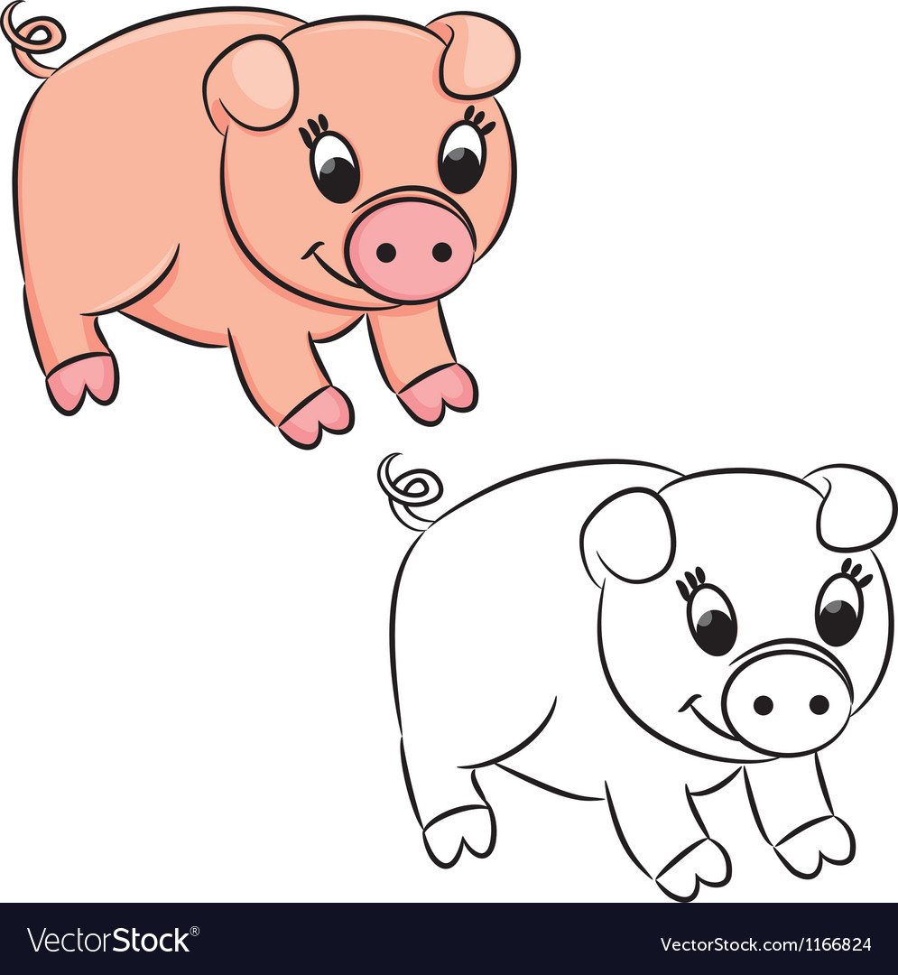 Cartoon pig