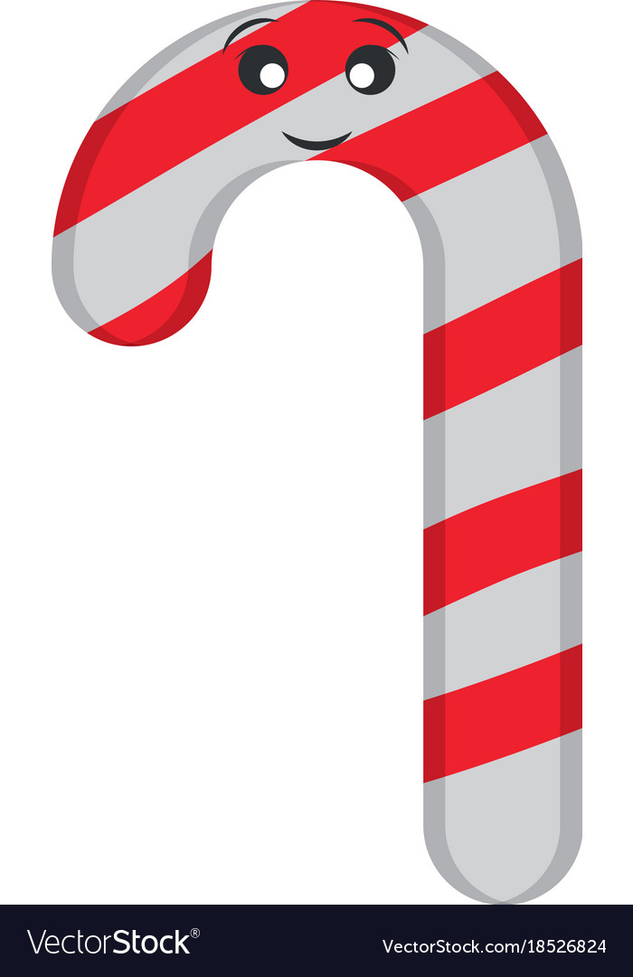 Christmas stick icon Royalty Free Vector Image