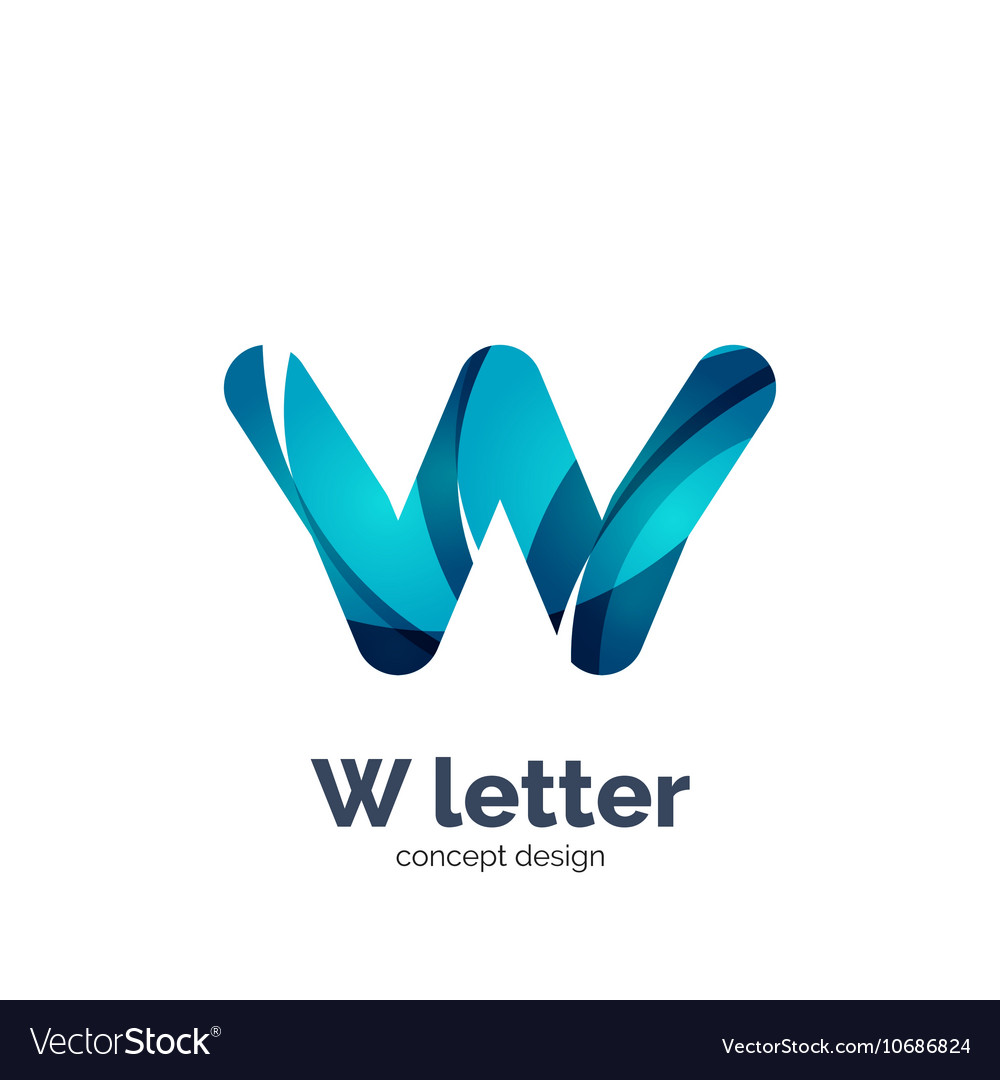 Letter w logo Royalty Free Vector Image - VectorStock