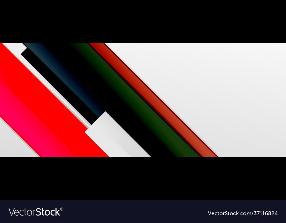 Multicolored lines background design template Vector Image Multicolored lines background design template