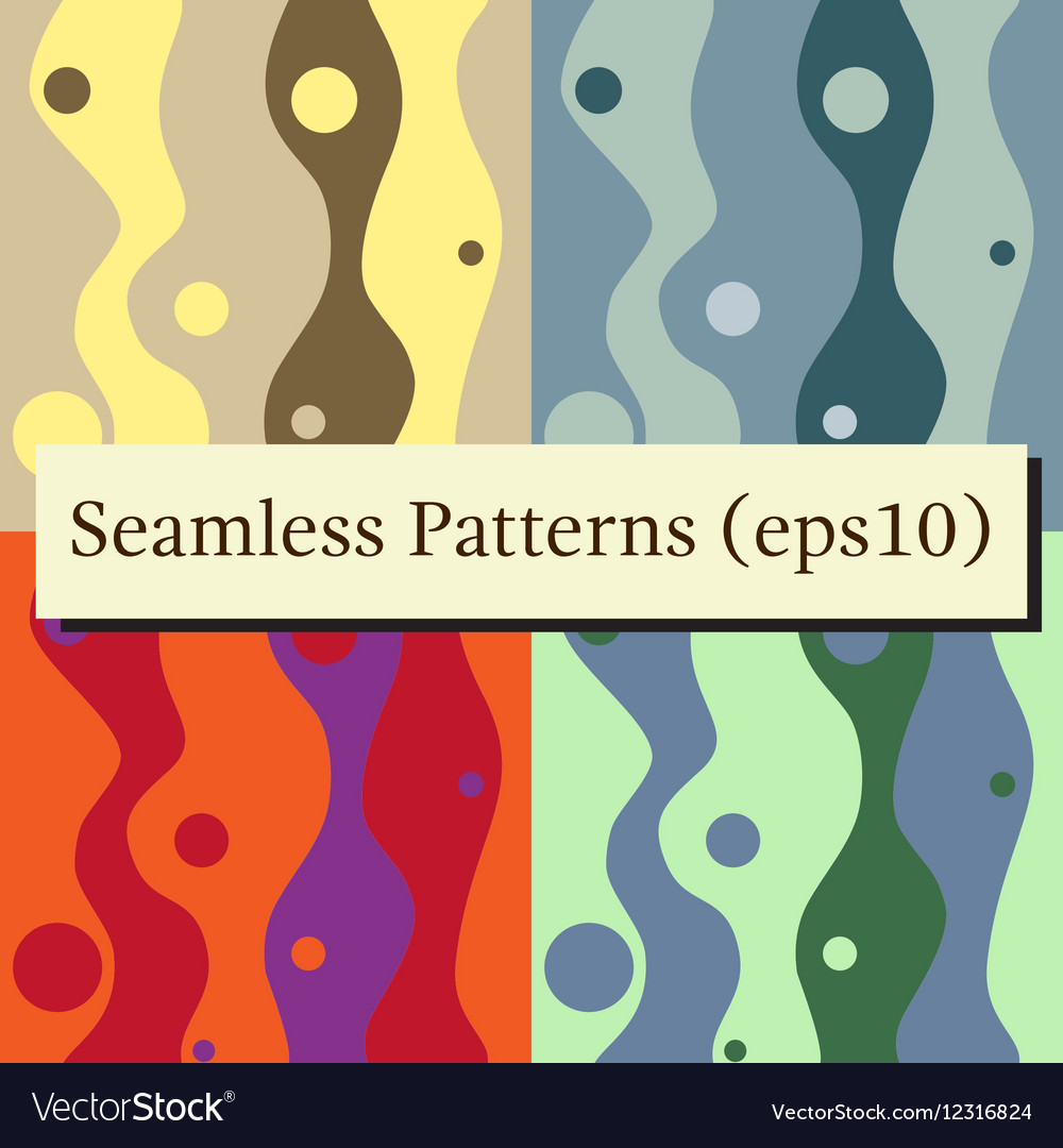 Seamless abstract vertical lines stripes patterns
