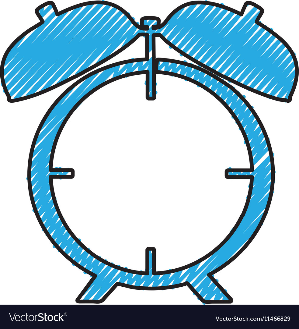 Analog alarm clock icon image