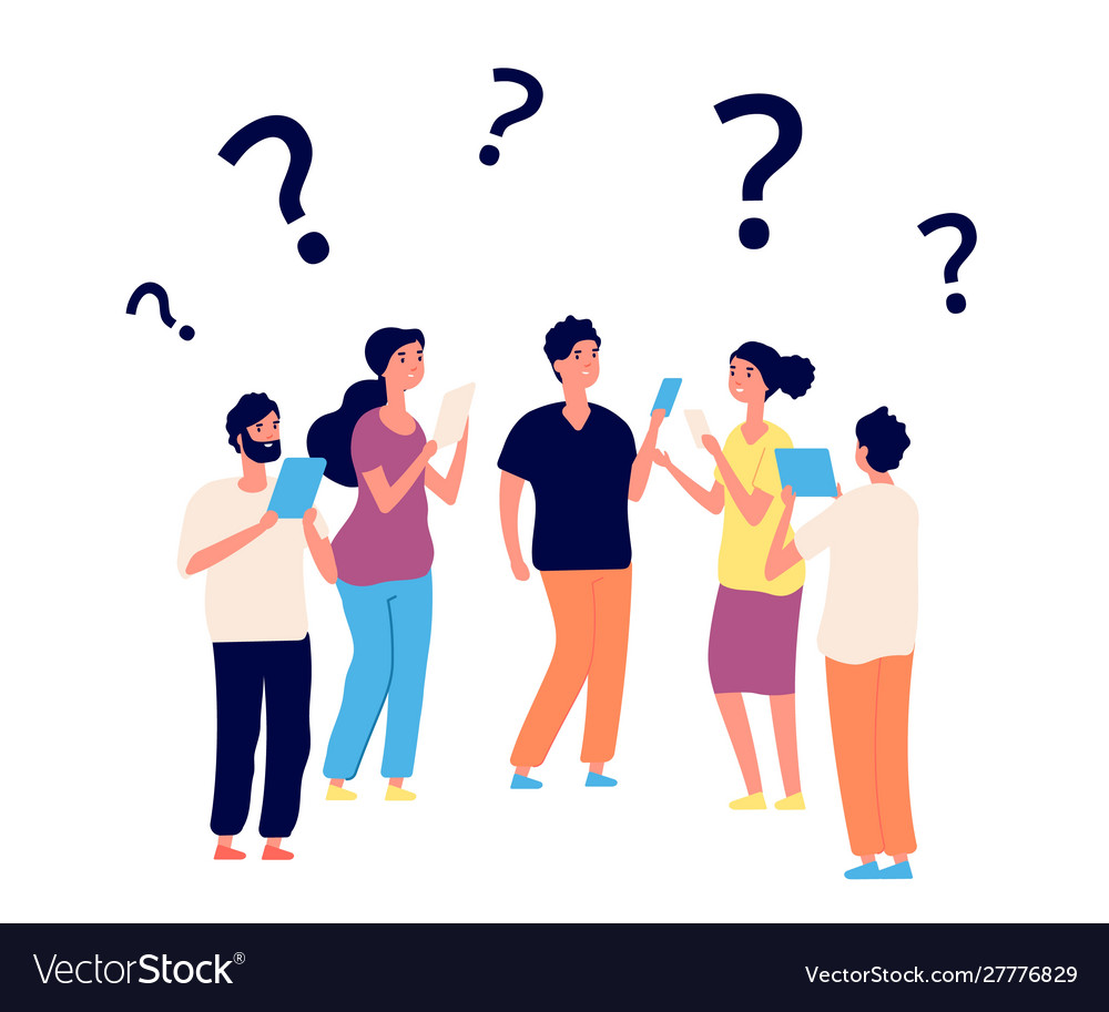 Finding solution thinking people teamwork Vector Image