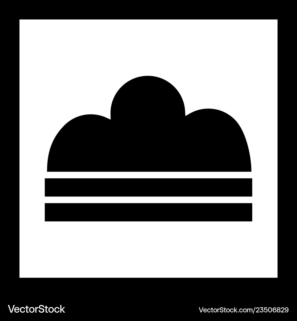 Fog icon Royalty Free Vector Image - VectorStock