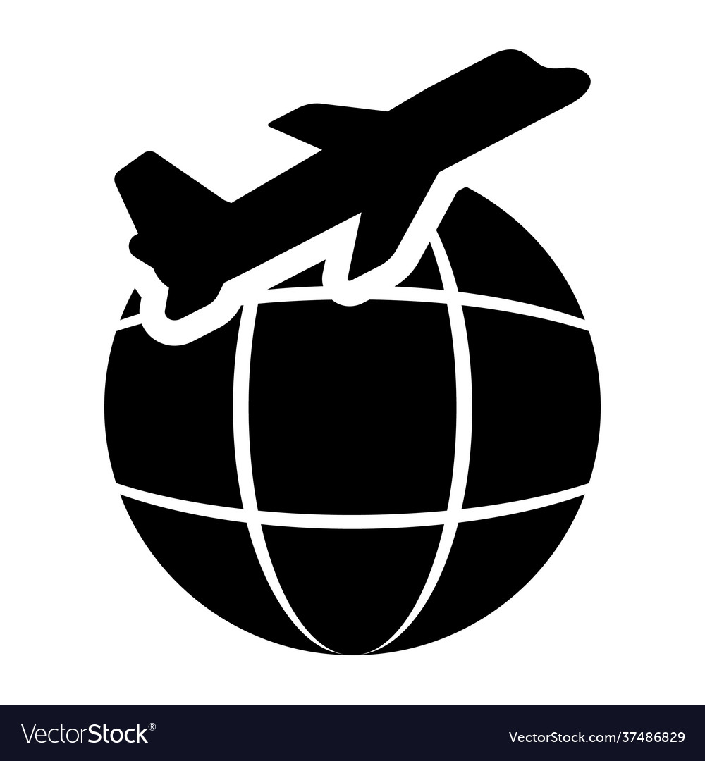 Global travel Royalty Free Vector Image - VectorStock