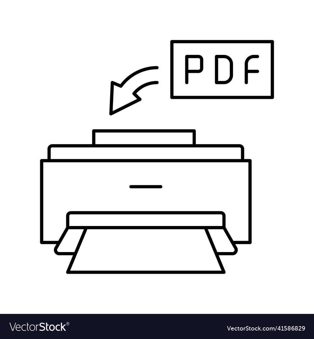 PDF Printing Icon